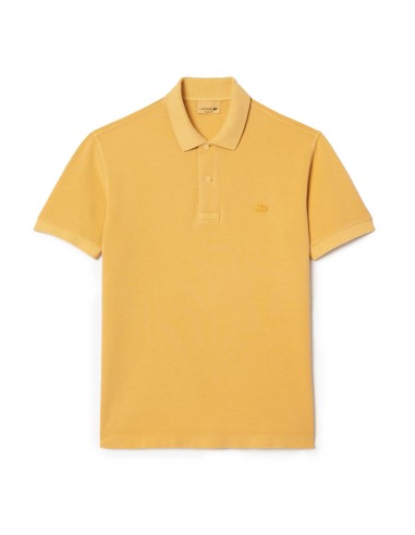 Lacoste Classic Fit Cotton Piqué Polo Shirt Eco Golden Haze les ligaments