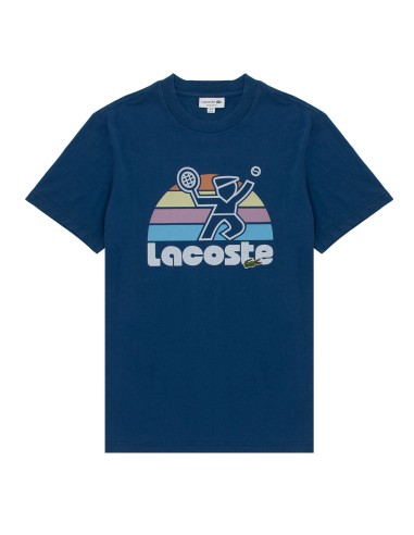 Lacoste Retro Tennis T-Shirt Globe pas cheres