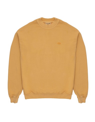 Lacoste Eco Dye Sweatshirt Golden Haze Toutes les collections ici